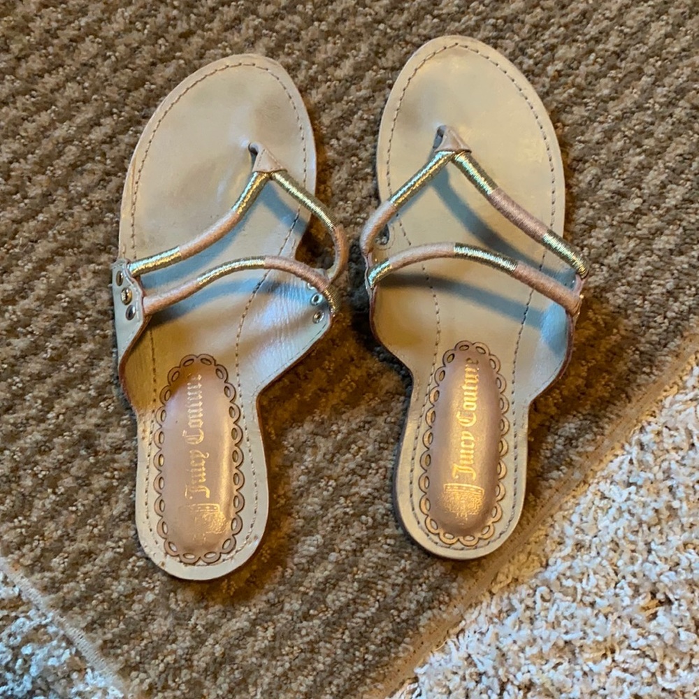 Juicy couture Grecian sandals